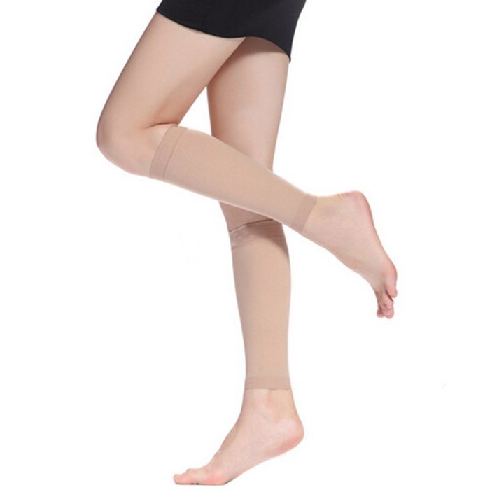 Spritech(TM) Leg Compression Sleeves Healthy Medical Stretch Hose for Men and Women XL N2