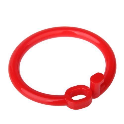 SODIAL(R) 20pcs Diameter Scrapbook Book Ring - Red N2