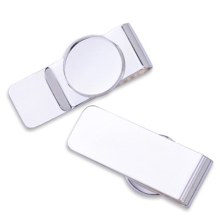 5pcs 20*55mm Fashion Simple Stainless Steel Money Clip Man Clamp Holder For Money Wallet,Card Holder,ANtique Bronze