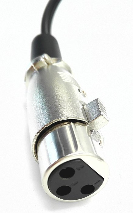 CGTime 10ft/3m XLR Y Splitter Patch Cable, 1 XLR Female to 2 RCA Male Stereo Plug Adapter Cable N5