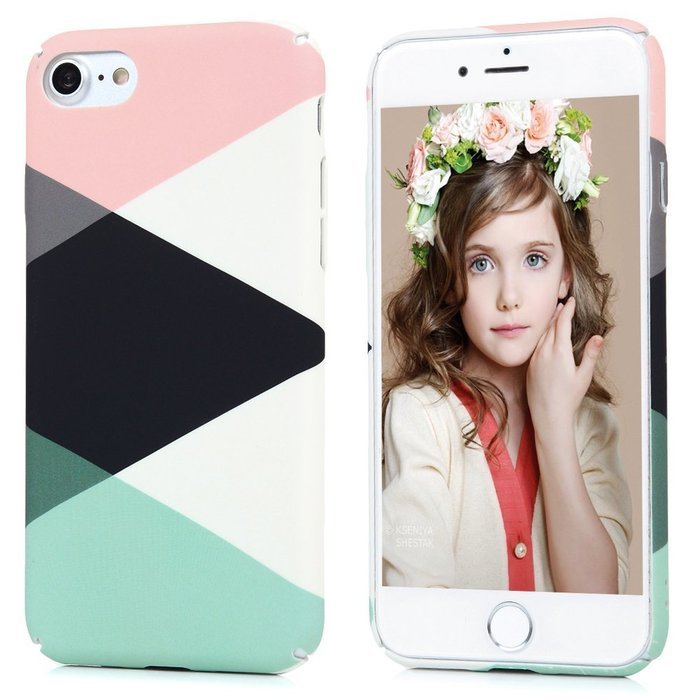 Badalink iPhone 7 Case (4.7 inch) - Cute Digital Colorful Print Hard PC Case with Print Patterns Lightweight Ultra-thin... N30