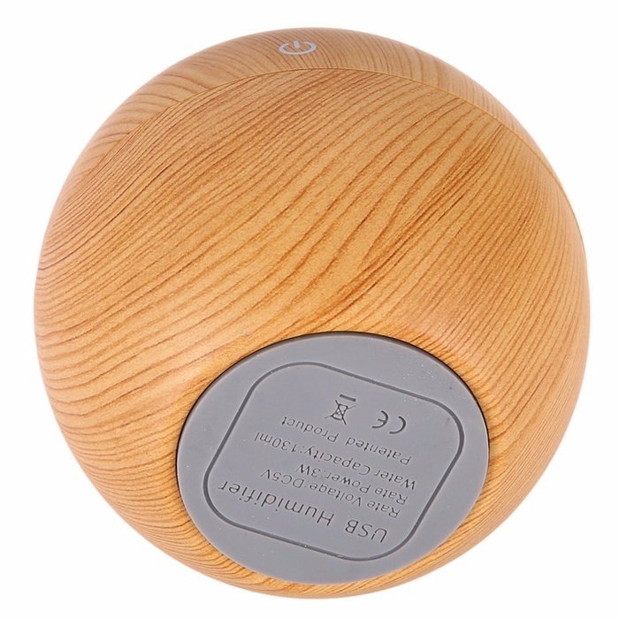 Mescoo 130ml Practical Portable Ultrasonic Aroma Humidifier USB Charging Mist Maker Air Purifier with 3 Modes... N4