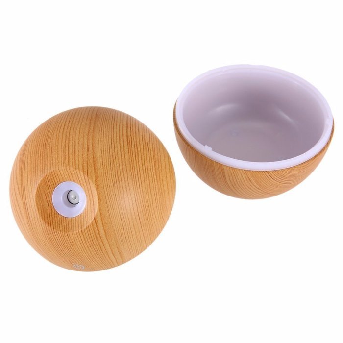 Mescoo 130ml Practical Portable Ultrasonic Aroma Humidifier USB Charging Mist Maker Air Purifier with 3 Modes... N5