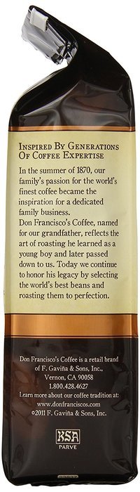 Don Francisco Family Reserve Kona Blend Ground Coffee, 12 Ounce N4