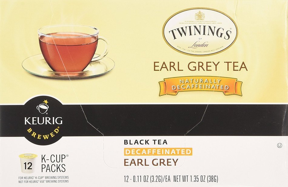 Twinings Earl Grey Decaf Tea Keurig K-Cups, 48 Count N4