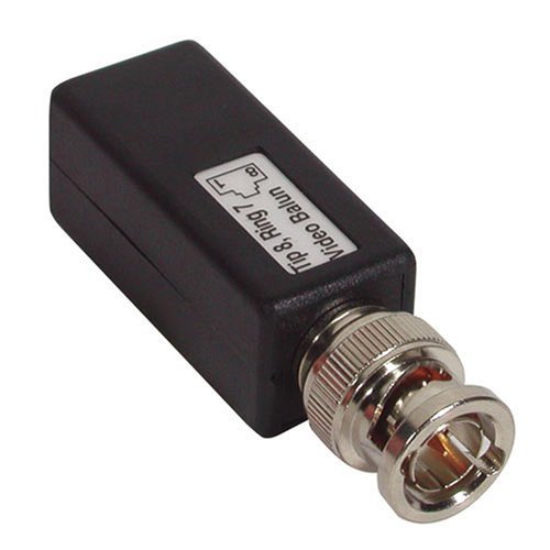 C2G / Cables To Go 41151 BNC Male to RJ45 Female Video Balun (Black) N3