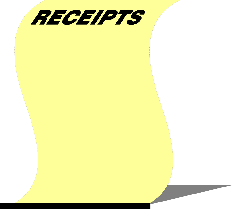 Clipart of the Receipt free image download