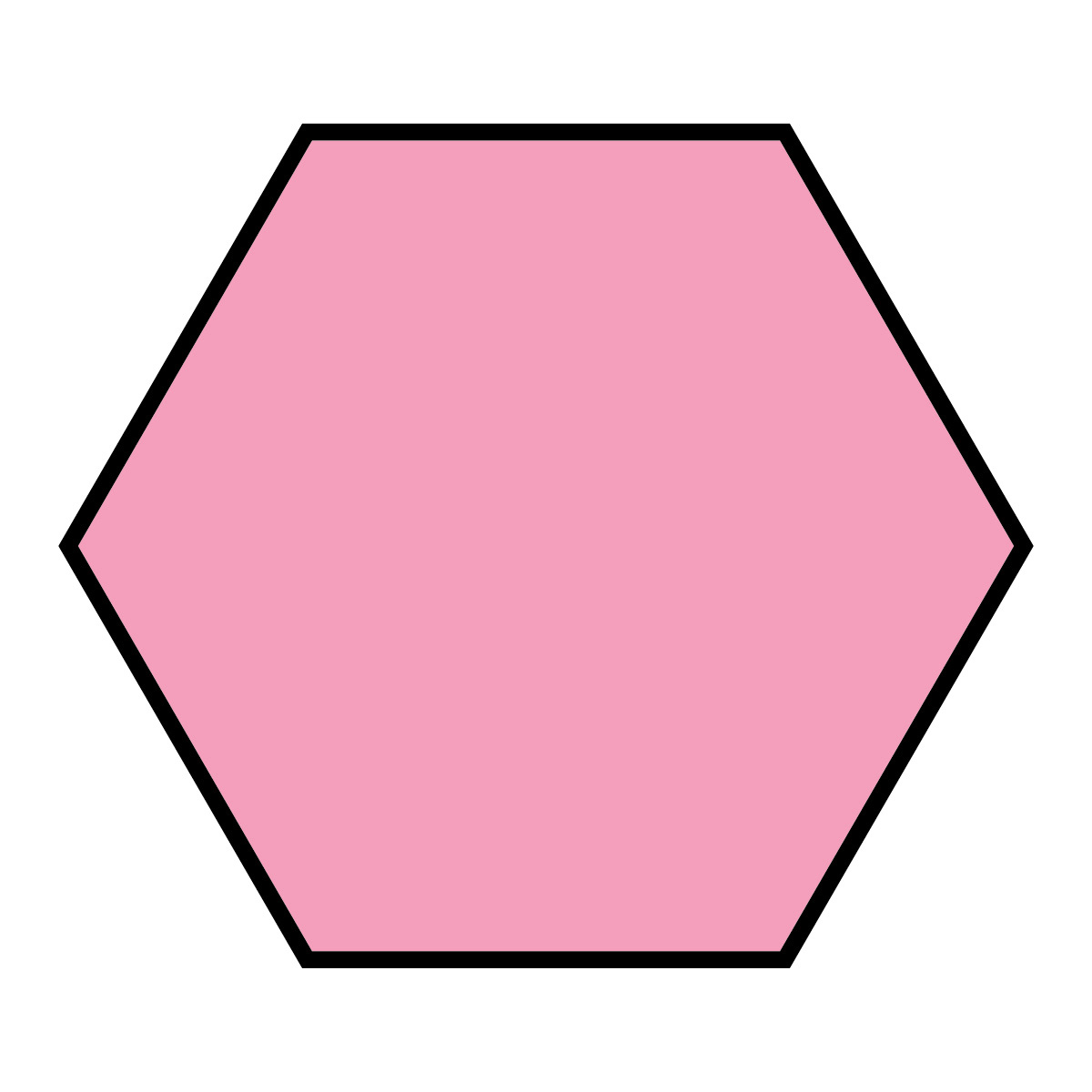 Pink Hexagon In Black Outline Free Image Download Pink Hexagon In Black Outline Free Image Download