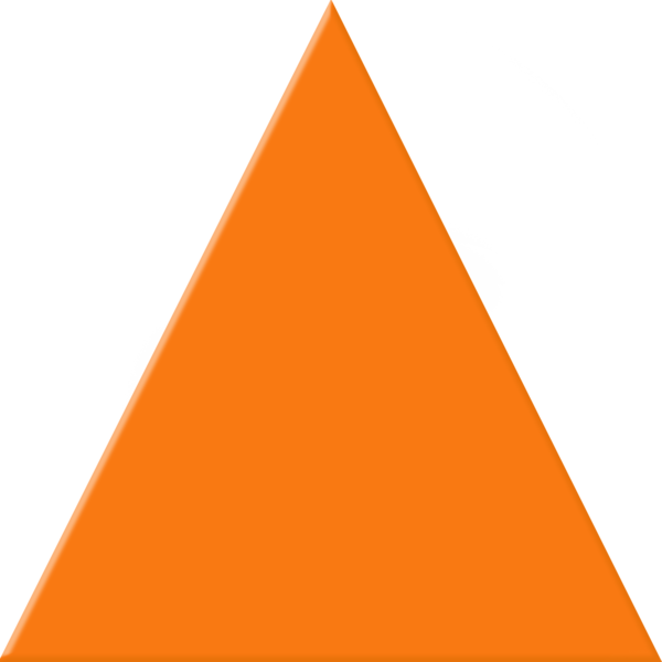 Orange Triangle Clip Art free image download