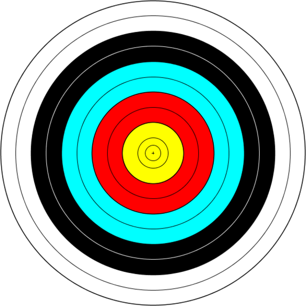 Archery Target Clip Art N14 free image download