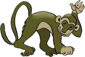 Monkey Clip Art N17