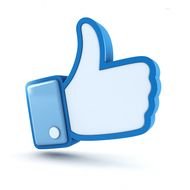 Facebook Thumbs Up as a Icon