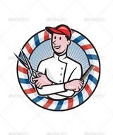 Cartoon Barber Shop N2