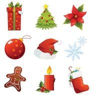 Free Vector Christmas Icons