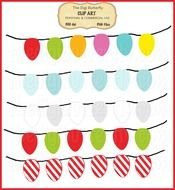 Christmas Lights Clip Art N10