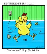 Ä°llustration of Funny chicken