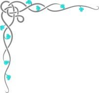 Rose Border Clip Art N6