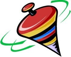 Spinning Top Clip Art N3
