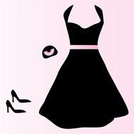 Black Dress Clip Art Free
