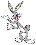 happy Bugs Bunny drawing
