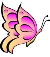 Cartoon Butterfly Clip Art N15