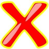 X Clip Art Free N2