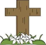 Easter Cross Clip Art N13
