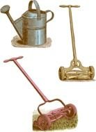 Garden Tool Border drawing