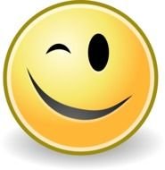 Winking Smiley Face Clip Art N6
