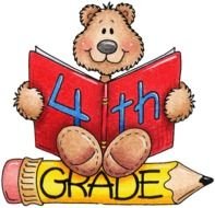 Cartoon Teddy Bear Reading a Grade 4 Tutorial