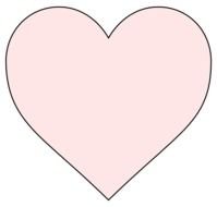 Heart Coloring Page drawing