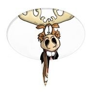 Cartoon Moose Clip Art N12