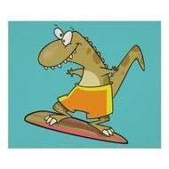 Cartoon Surfer