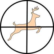 Deer Hunting Clip Art N14