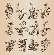 Decorative Swirl Clip Art N4