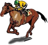 Horse Jockey Clip Art N3