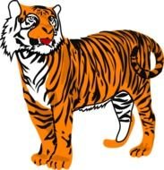 Animated Tiger Clip Art N4