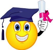 Graduation Clip Art Smiley Face