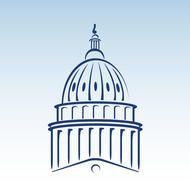 Capitol Building as a picture for clipart