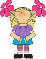Little Girl Clip Art N13