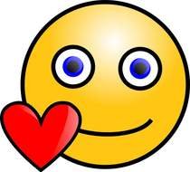 Blue Smiley Face Clip Art N4