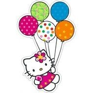 Hello Kitty With Balloons Clip Art