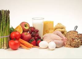 Healthy Food dinner drawing