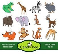 Baby Farm Animal Clip Art N6