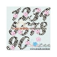 Zebra Print Numbers