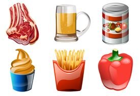Food Pixel Icon drawing