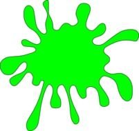Orange Paint Splatter Clip Art N3