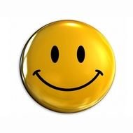 big yellow Happy Smiley Face drawing