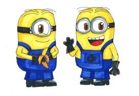Despicable Me Minions darwing