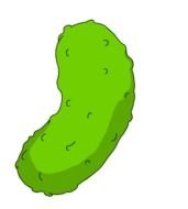 Pickle as a graphic illustration